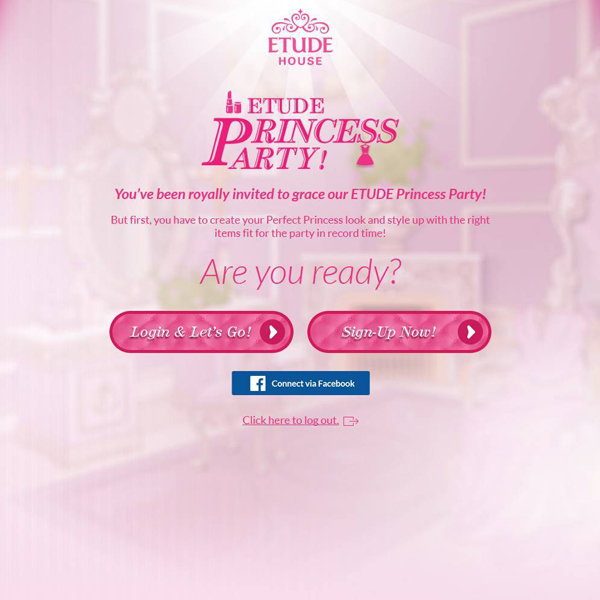 Screen grab of the Etude House Microsite - Web Design & Development