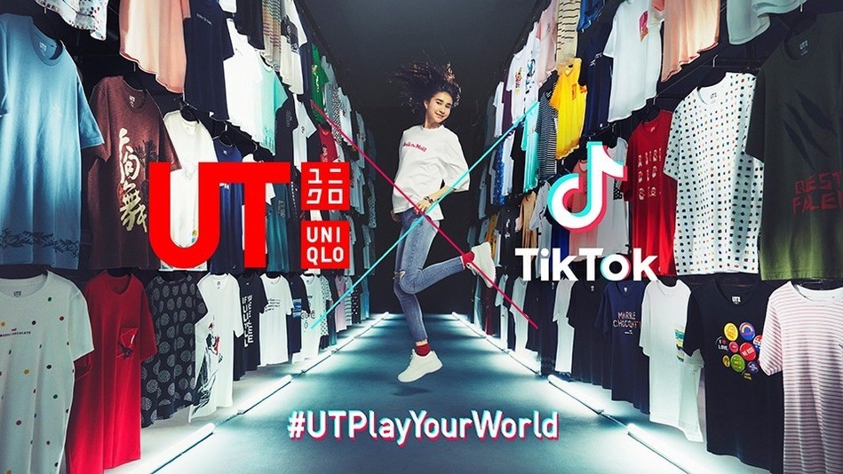 UNIQLO launched the #UTPlayYourWorld campaign on TikTok in 2019