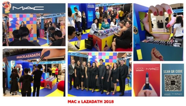 Photos of the MAC x LazadaTH and LazadaPH Super Brand Day 2018