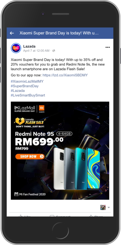 Xiaomi x Lazada Super Brand Day Event 2020